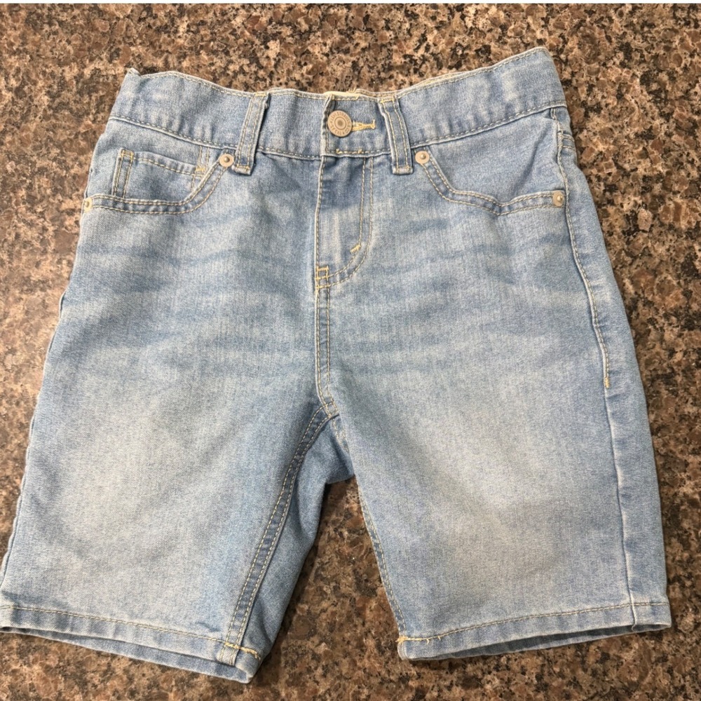 Levis 511 Slim Fit Boys Denim Shorts Light Wash Size 8 Regular K033-L75